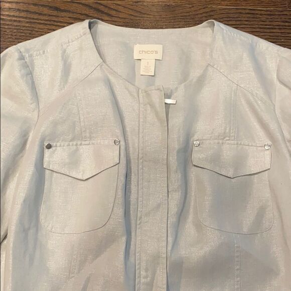 Chico’s Linen jacket - Picture 5 of 7